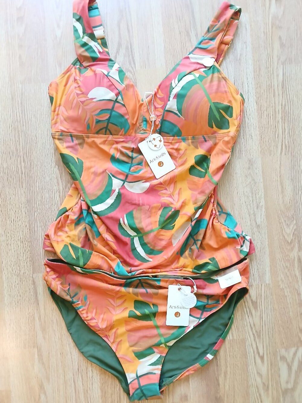 NWT Artesands Querencia Tankini Set Top & Bottom Size US 14/CAN 18